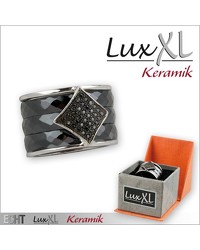 Keramikring schwarz mit Zirkonia - vergleichen und g&uuml;nstig kaufen